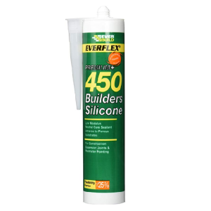 Everbuild Everflex 450 Builders Silicone Translucent 300ml
