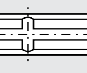 Back & Cross Groove Reversible Knives