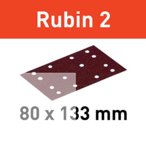 Abrasive Sheet Rubin 2 STF 80 x 133 P120 RU/10