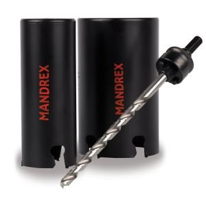 Conventional Quick Pull Hole Saw Arbor - HSS Drill for 165mm TCT Hole Saws