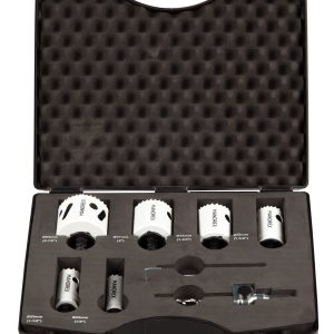 Mandrex 6 Piece Electrician Hole Saw Assortment Kit - Bi-Metal Hole Saw M42 8% Cobalt